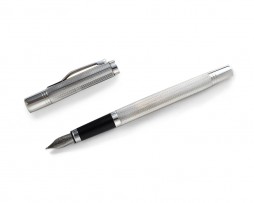 Personalised Sterling Silver Fountain Pen & Gift Box with Free Engraving. Luxury Personalised Pen In Hallmarked Silver. Free Engraving & Next Day UK Delivery!
