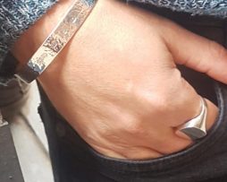 Bracelets for Men in Silver & Leather