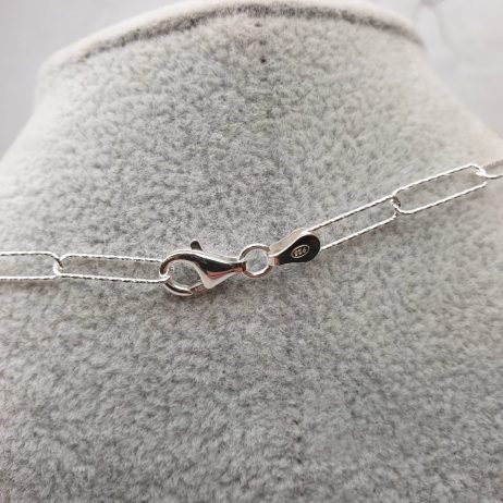 Silver paperclip chain at The Online Gifts Company